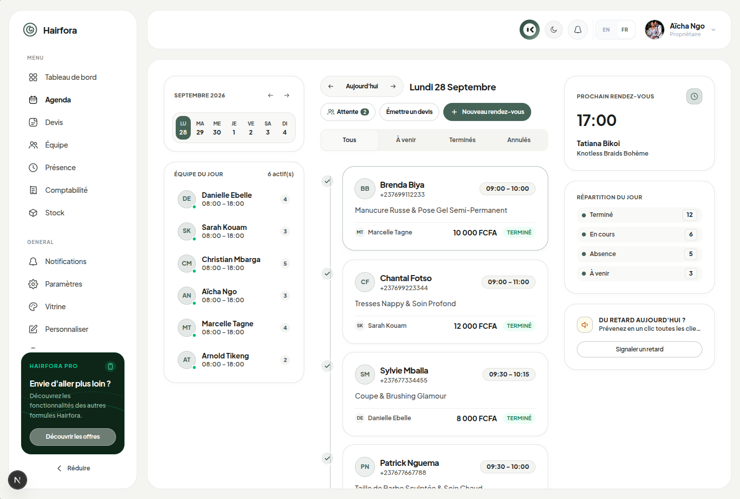 Interactive Multi-staff Calendar