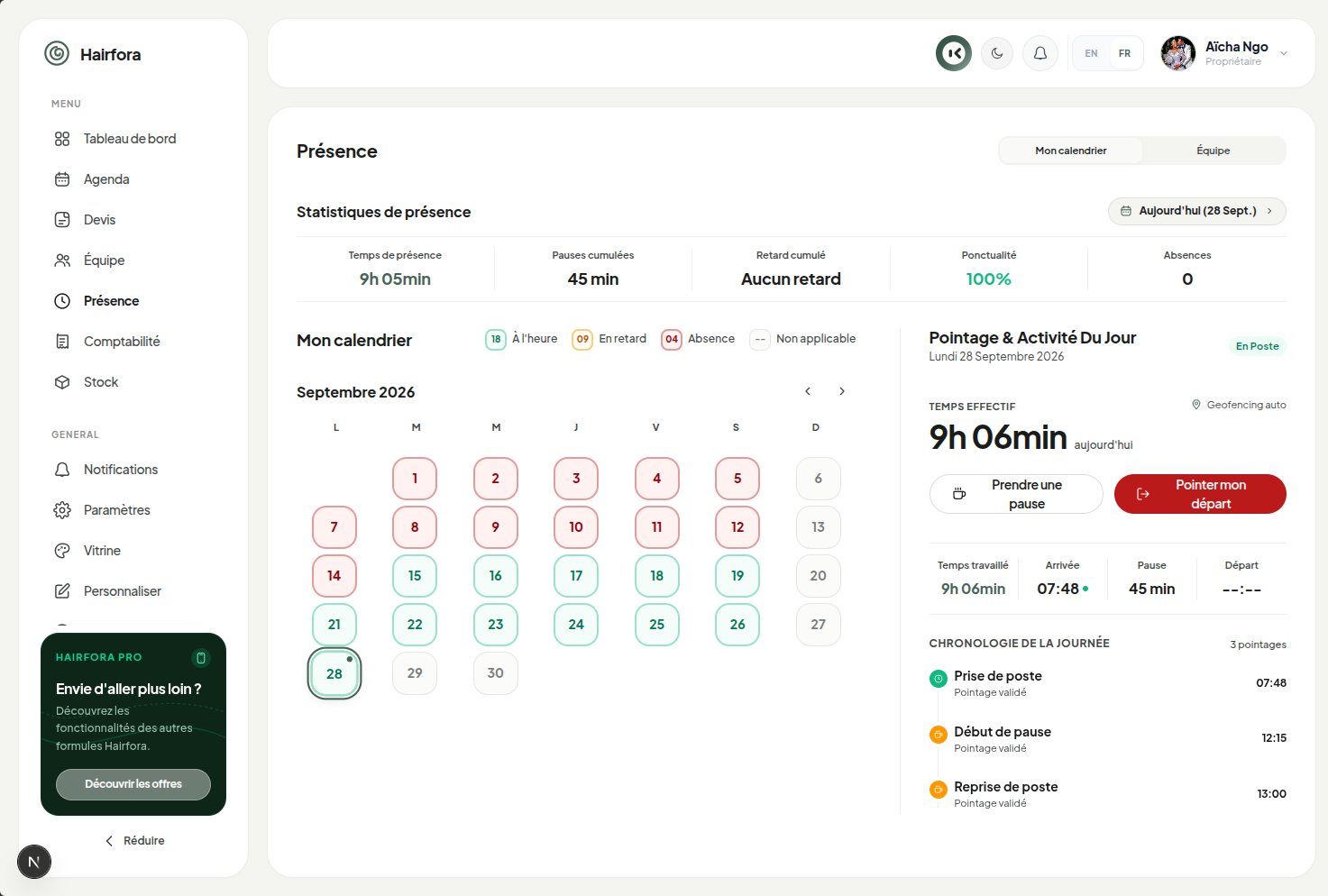 Certified Time Tracking & Presence